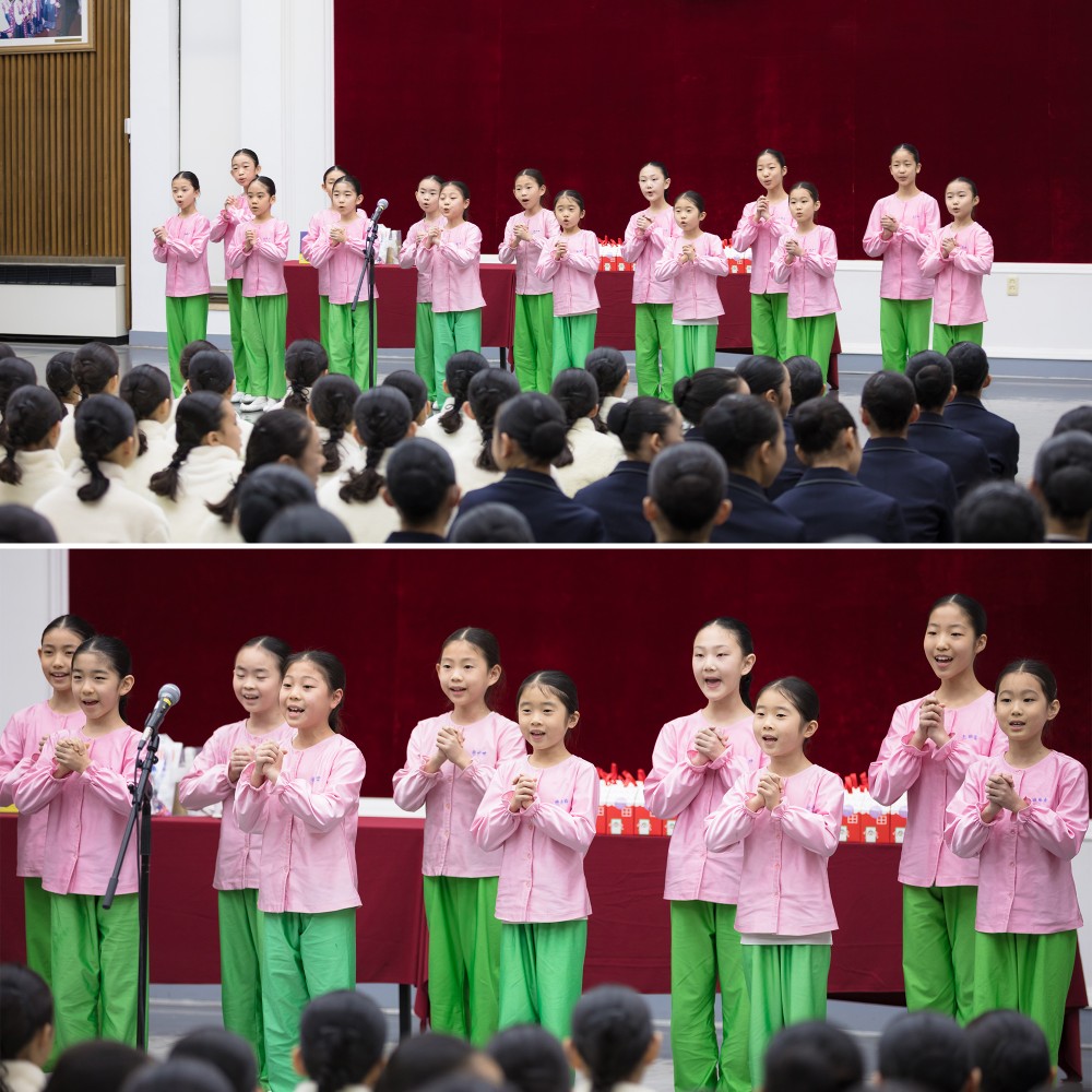 리틀엔젤스 방학식 무궁화반 합창 공연